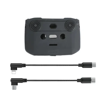 

Mavic Air 2 Remote Control Silicon Cover Cap with Data Cable Wire for Tablet Phone for DJI Mavic Air 2 Drone Accessories