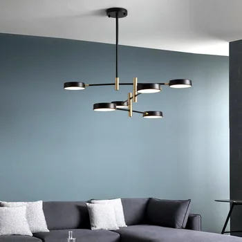

LED Ceiling Chandelier Lighting Lamp Nordic Modern Bedroom Dining Living Room Ceiling Hanging Lights 4Head 6Head Pendant