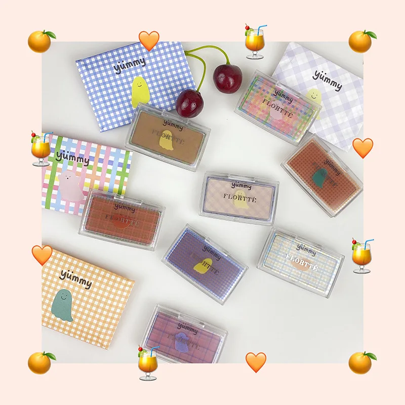 

Heartbeat Series Single Color Blush Highlighter Contour Powder Women Beauty Cosmetic Face Makeup Natural Nude Makeup Nose Shadow