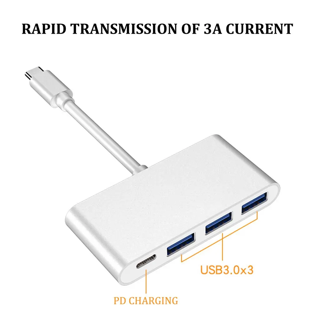 3,1 USB C концентратор типа C к USB 3,0 сплиттер конвертер для MacBook Pro Air портативный Hab адаптер Аксессуары для ноутбуков