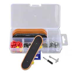 Plástico mini dedo patinação placa jogo de mesa brinquedo crianças dedo skate gxmb