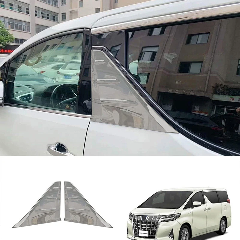 Для 2016-2020 Toyota Alphard Vellfire AH30 B верхняя отделка окон автомобильная наклейка |