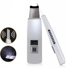 Ультразвуковая щетка для кожи глубокий аппарат для чистки лица удаляет грязь черная голова уменьшает морщины и пятна отбеливающий лифтинг для лица