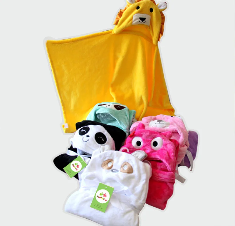 Детская Мягкая накидка, банное полотенце, толстовка с капюшоном, детское Пеленальное Одеяло с мультяшным животным, 100*100 см
