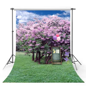 

TAIBO Vinyl Background Photography Tree with Purple Leaves Background Children Party Photo Studio Backdrop Photocall