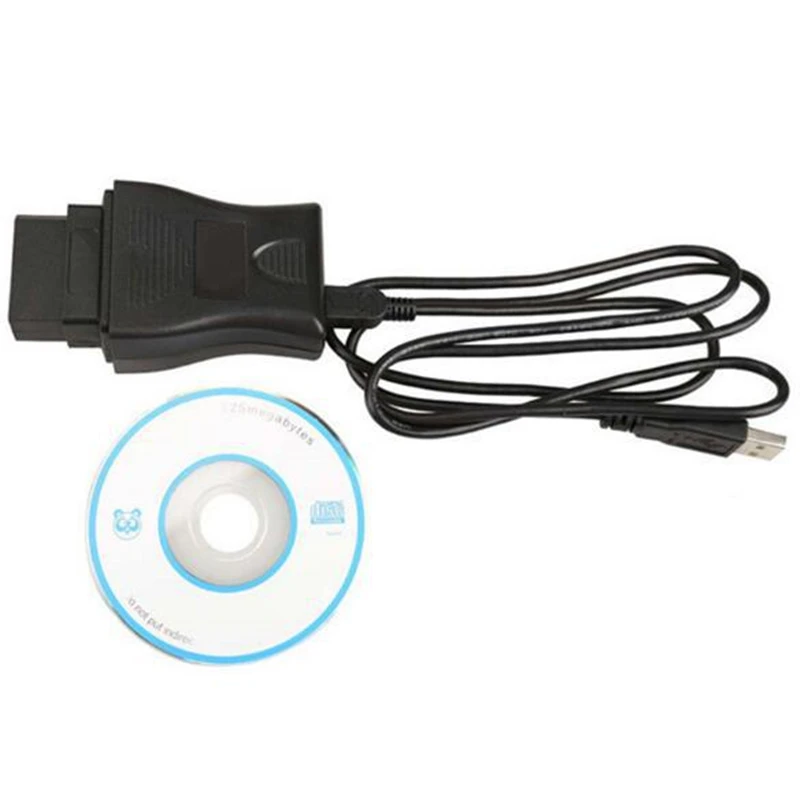 HaoYiShang Cable de la Herramienta de diagn/óstico del Coche de 14Pin OBD2 DDL USB para Nissan a/ño 1989 a 2000