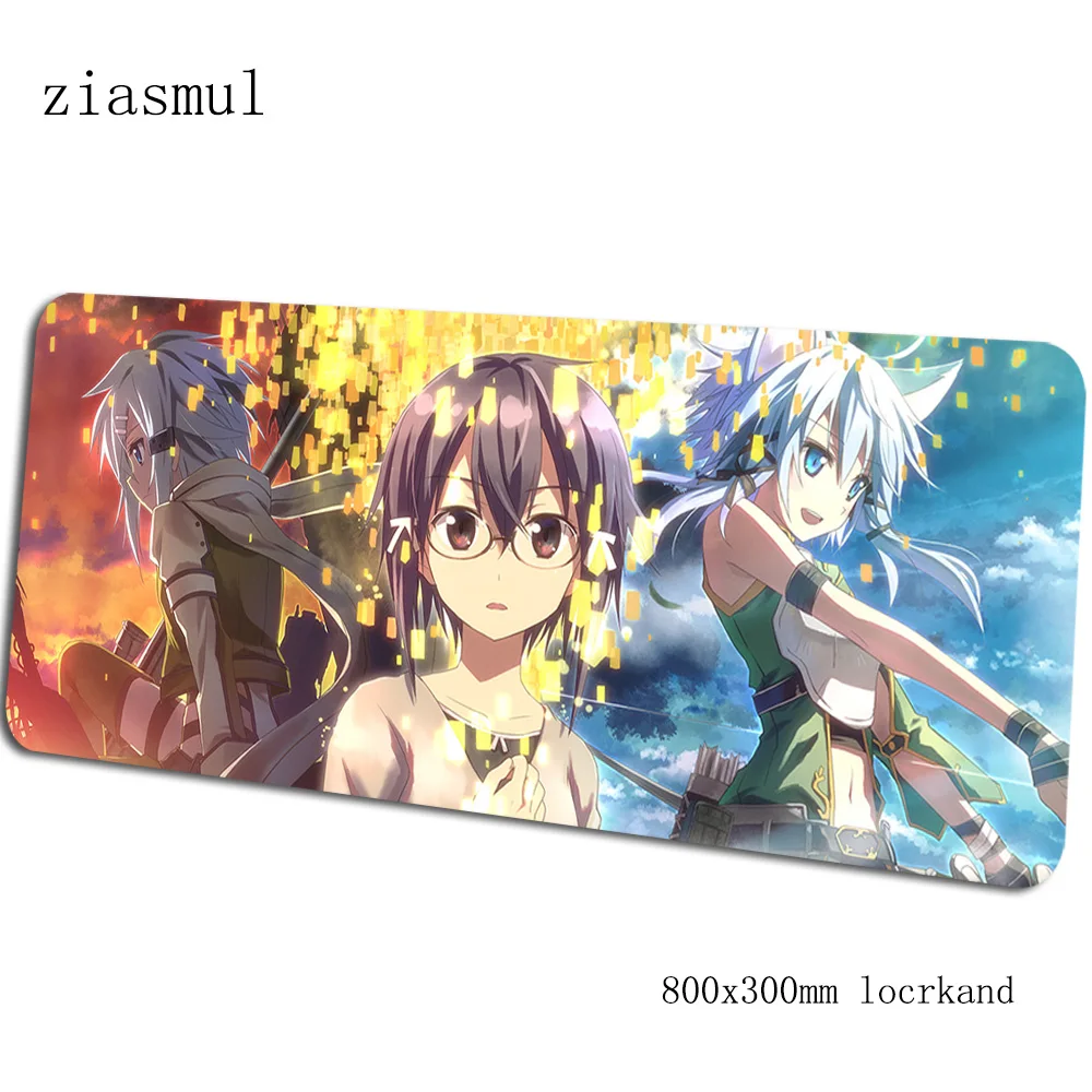 Sao коврик для мыши геймер locrkand 800x300x3 мм notbook коврик для мыши игровой коврик для мыши большой высококлассный коврик для мыши ПК настольный коврик для мыши - Цвет: pattern 5