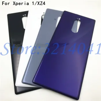 

6.5'' New For Sony Xperia 1 XZ4 J8110 J8170 J9110 Glass Back Battery Cover Rear Door back case Housing Case Repair Parts