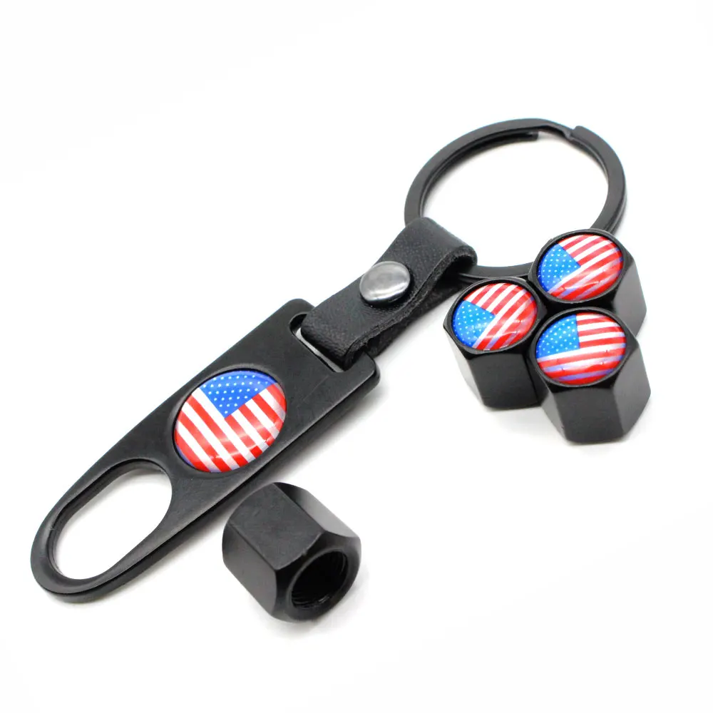 5 шт./компл. Американский Флаг Стиль противоугонные автомобильные колеса