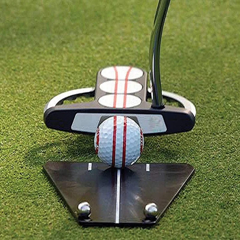 Инструмент для выравнивания при помощи гольфа для внутреннего и наружного гольфа Паттер тренировочный зеркальный тренажер для