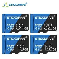 Carte micro SD de classe 10 authentique pour téléphone avec adaptateur, carte mémoire de 64 go 128 go 16 go 32 go 