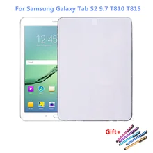 Для samsung Galaxy Tab S2 9,7 чехол матовый ТПУ гелевый силиконовый чехол с кристаллами для Tab S2 9,7 SM-T810 T815 T813 T819 Чехлы для планшетов