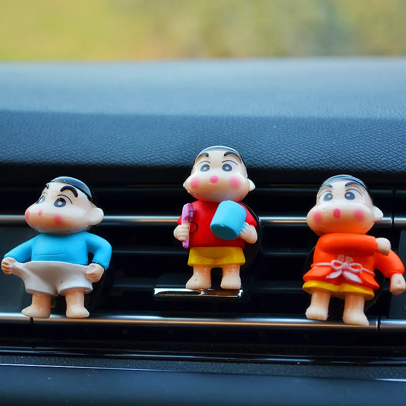 1 шт., освежитель воздуха для автомобиля с рисунком "Crayon Shinchan", освежитель воздуха с ароматом, кроме запаха, автомобильные аксессуары
