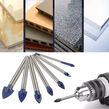 

4/5/6/8/8/10/12/14/16mm Tile Ceramic Triangle Drill Bit Tip Marble Diamond Hole for ceramic tile