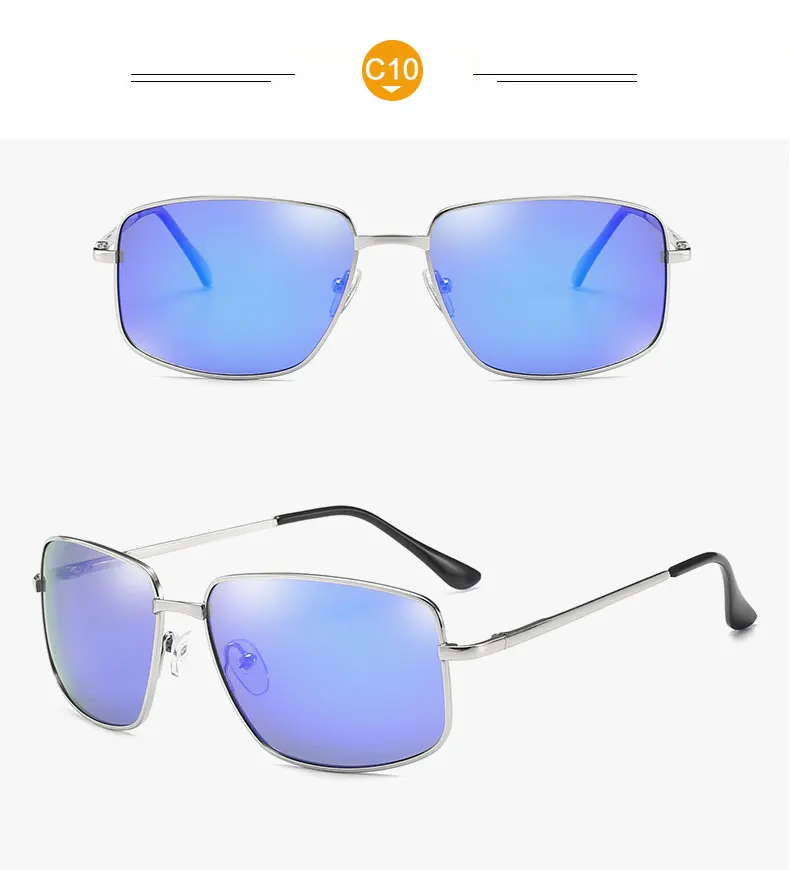 Модные поляризационные мужские солнцезащитные очки Классические мужские брендовые дизайнерские солнцезащитные очки UV400 очки Gafas De Sol