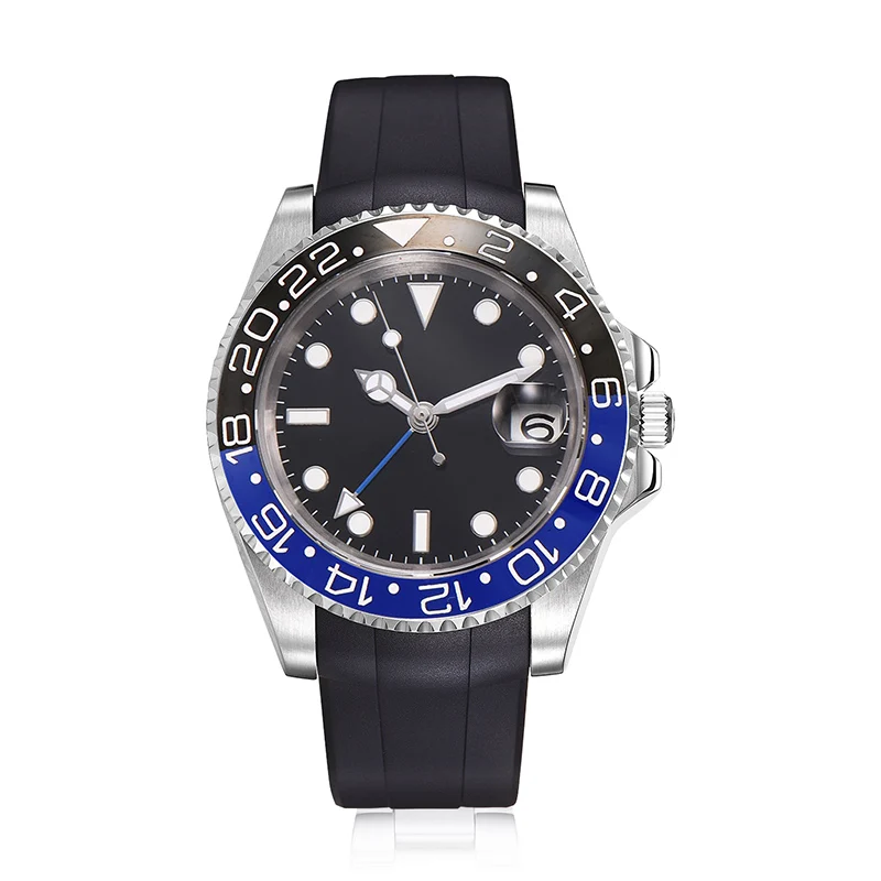 

Parnis 40mm Mechanical Watches GMT Sapphire Crystal Man Watch Diver Watch Automatic relogio masculino Role Luxury Watch Men