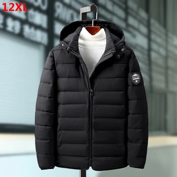 

Large size men's cotton overcoat 160kg loose version plus size extra large oversized jacket cotton coat winter 12XL 11XL