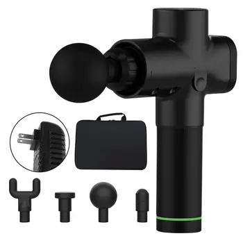 

Fascial Gun Cordless Rechargeable Deep Tissue Massager Portable Massage Device Massage Body with 4 Massage Head