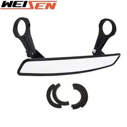Rétroviseur en rouleau pour UTV, avec Cages de 1.5 pouces, accessoires de rétroviseur latéral antichoc avec Can Am pour Polaris RZR 800 900 1000 pour Yamaha 