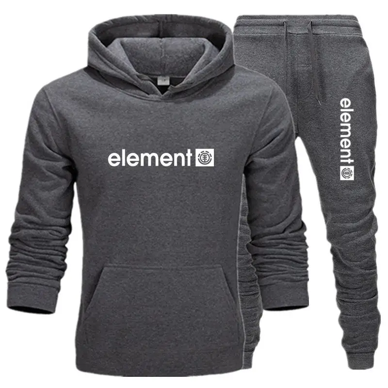 

New 2019 Brand Sportswear Fashion Element Men's Sportsweater Suit Two Sweaters + Sportsweaters Great burdock