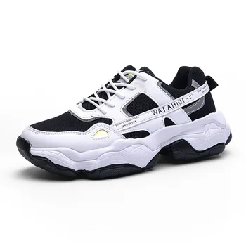 

Autumn and winter Gym shoes cowhide leisure time Men's Shoes7519