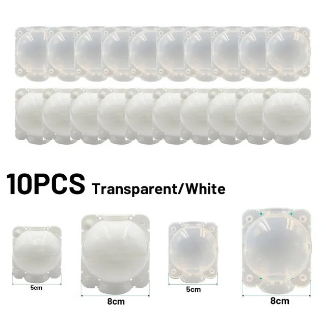 10Db Növényi Gyökérzetű Berendezések Nagynyomású Szaporodási Golyó Kerti Graft Doboz Gyökérnövekedés 5 Cm 8 Átlátszó - Image 6