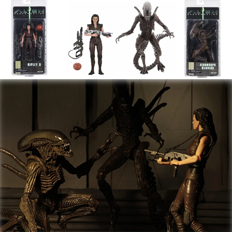 Фигурка NECA Alien Series 14 Ripley 8 оригинальная игрушка модель подарок|Игровые фигурки и
