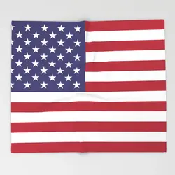 Одеяло с национальным флагом США в скандинавском стиле для походов, пикника, толстое одеяло, модное покрывало, Флисовое одеяло