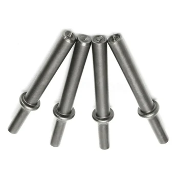 

4pcs Set Semi-Tubular Rivets Coupe Bit Air Hammer Anvils Pneumatic Bits 45 Steel