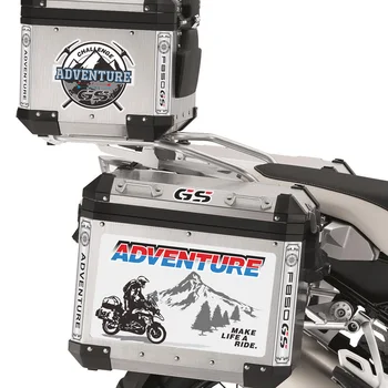 

Motorcycle Tail Top Side Boxs cases panniers Luggage Aluminium Stickers Decals ADV GS Adventure For BMW F850GS F850 850 case