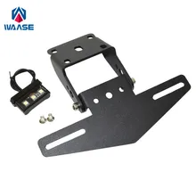 Waase для KTM RC390 Duke 250 390 держатель номерного знака Рамка с светодиодный светильник