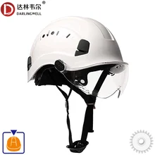 Casque de sécurité avec lunettes, de Construction, dur, de protection ABS de haute qualité, casquette de travail pour le travail, l'escalade