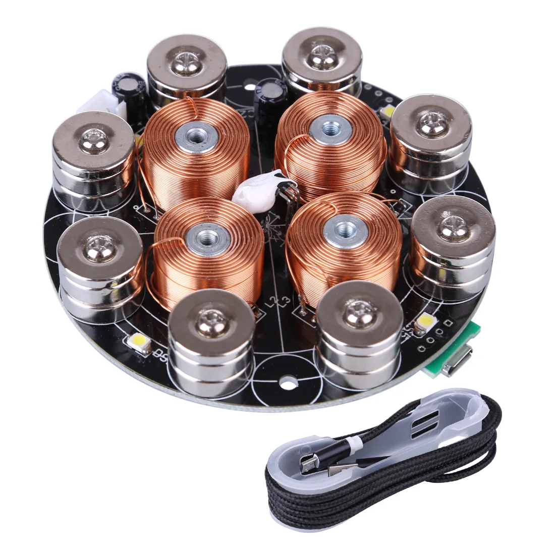 Nueva magnético novedoso levitación módulo DIY Maglev artículos de moblaje, Kit de carga-cojinete 500g