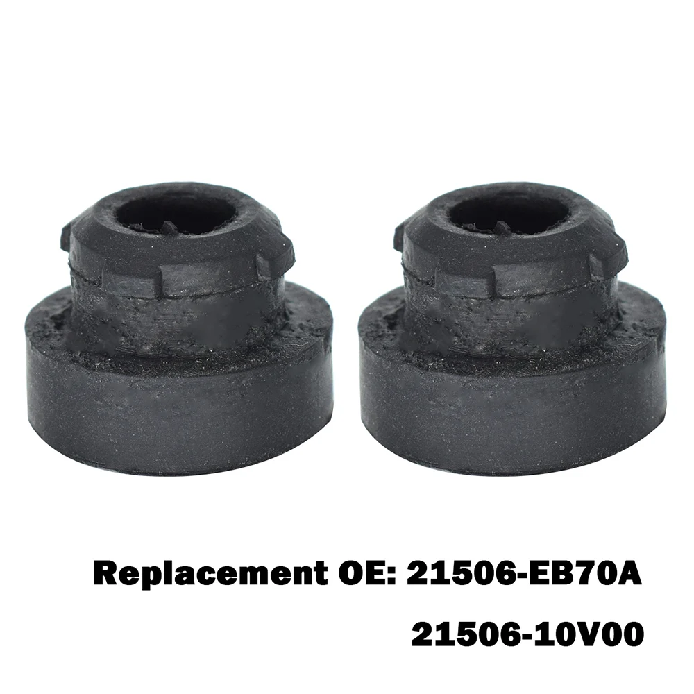 2pc For Nissan Navara Patrol Pathfinder Terrano GTR Leaf Skyline Upper Radiator Rubber Mount Bushing Bush Bracket Mounting Top radiator rubber mount