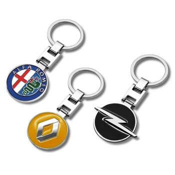

3D Metal alloy Car Styling Fashion Keychain Key Chain Key Rings For BMW Audi Benz Renault Toyota Honda Suzuki kia Opel Accessori