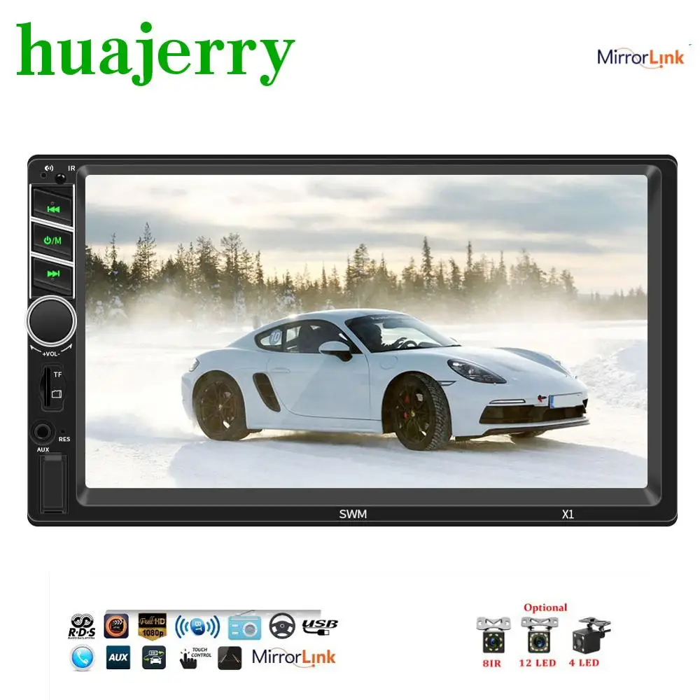 Автомагнитола X1 2 Din 7 дюймов Bluetooth стерео мультимедийный плеер Авторадио MP3 MP5