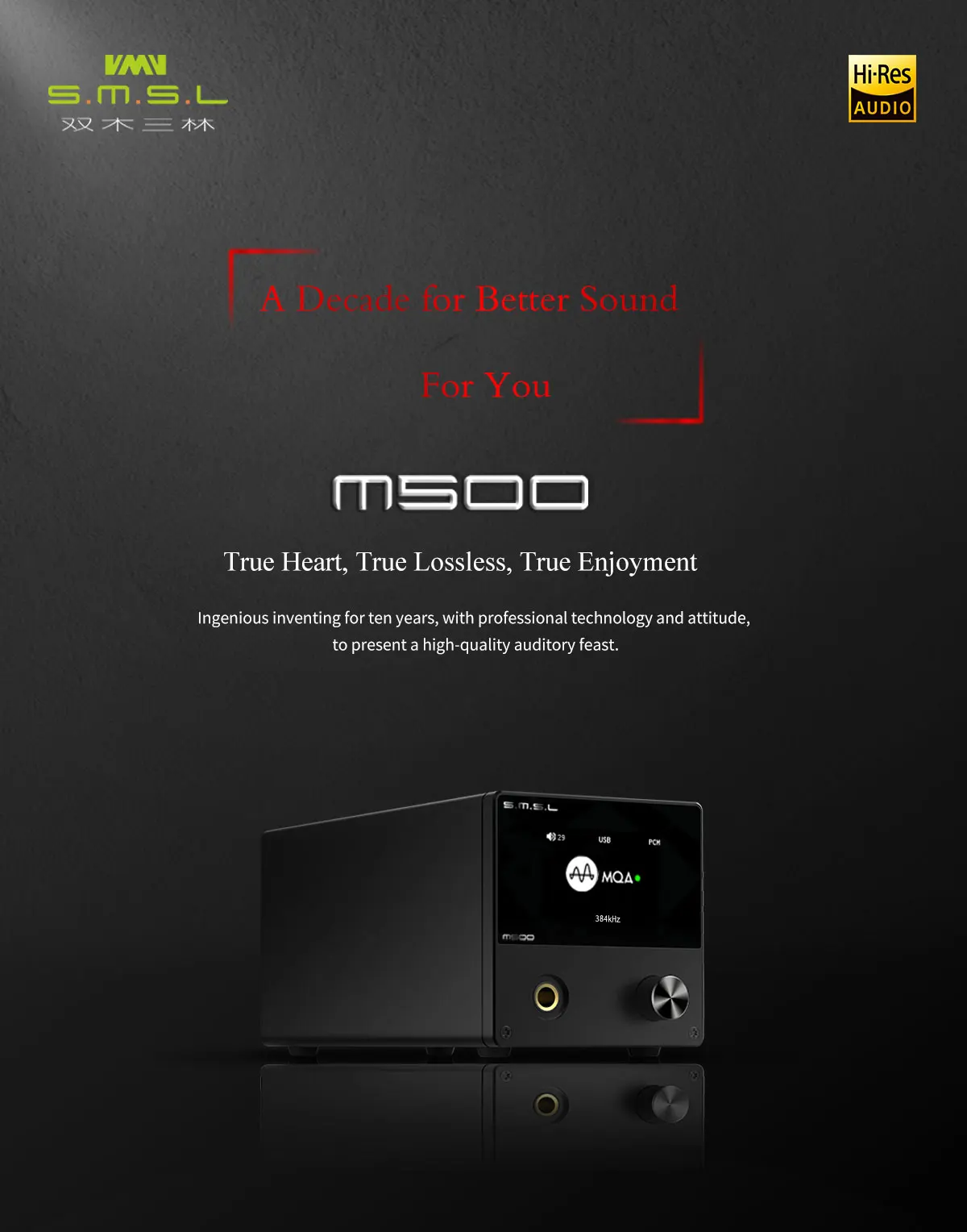 SMSL M500 ES9038PRO USB DSD DOP DAC поддержка MQA усилитель для наушников с пультом дистанционного управления