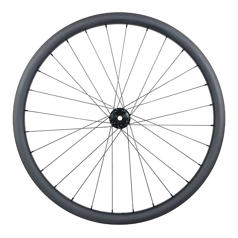 650B MTB XC carbon BOOST front wheel 30mm tubeless 24H 28H 32H UD 3K 12K matte glossy Novatec D791SB 9mm QR 12X100 15X110 15X100 | Спорт и