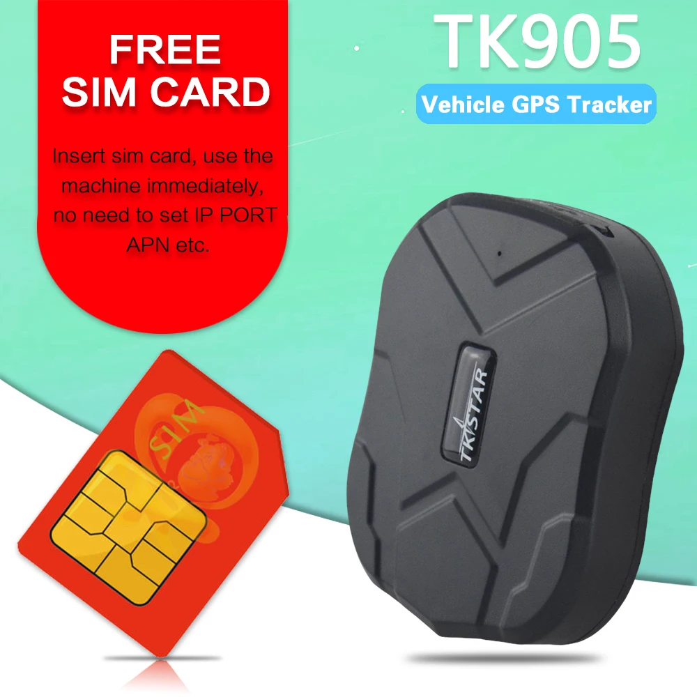 Vehicle GPS Tracker Tk905 gps gsm car tracker car motorcycle GPS tracker with 5000mAh battery