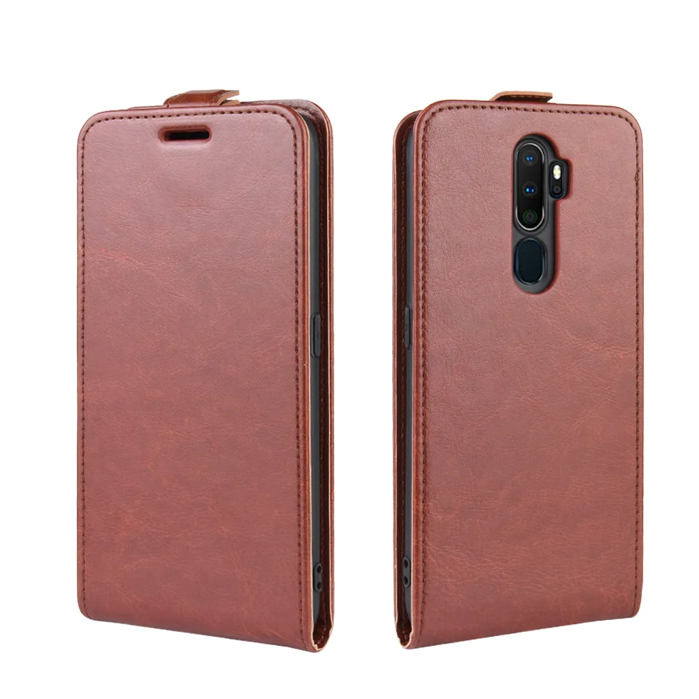Для OPPO A9 роскошный из искусственной кожи чехол для OPPO A9 флип защитный чехол для телефона задняя крышка
