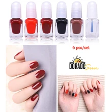 DORDOSUN 6 шт лак для ногтей Быстросохнущий Блестящий лак для ногтей