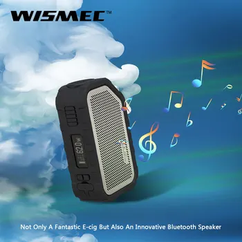 

Clearance! Original 80W Wismec Active Battery Bluetooth Music 2100mAh built-in battery Waterproof Shockproof Mod Box