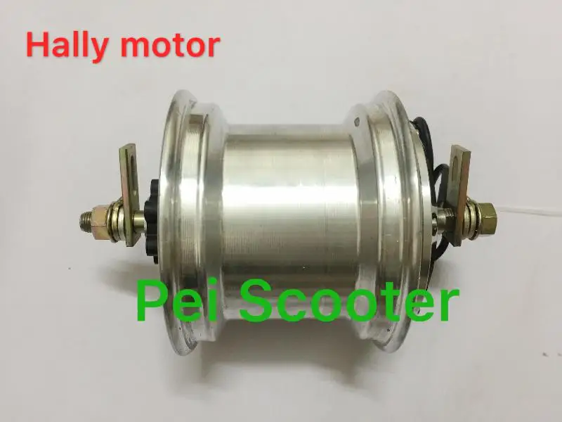 

8-дюймовый 200x60 широкополосный двухвальный бесщеточный двигатель постоянного тока для электрического скутера с барабанным тормозом