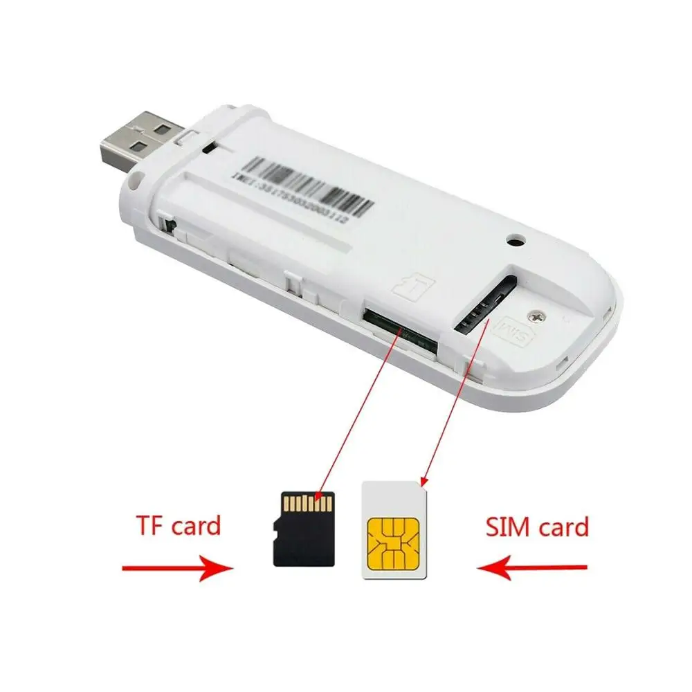 Unlocked 4G LTE Car WIFI Wireless USB Dongle Stick Broadband SIM Cards  Portable