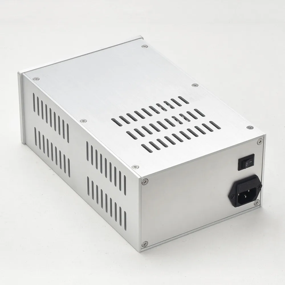 BZ1710 Retro Double Level Meter All Aluminum Amplifier Chassis Tube Power Amp Case Mini Enclosure Diy Box 172*100*268MM