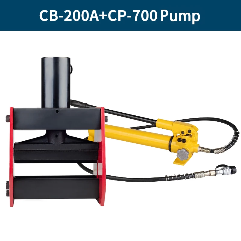 BEIZE CB-200A Hydrauilc шины Бендер медь гибочный инструмент для 12 мм Макс листа, применимый для AL/Cu лист