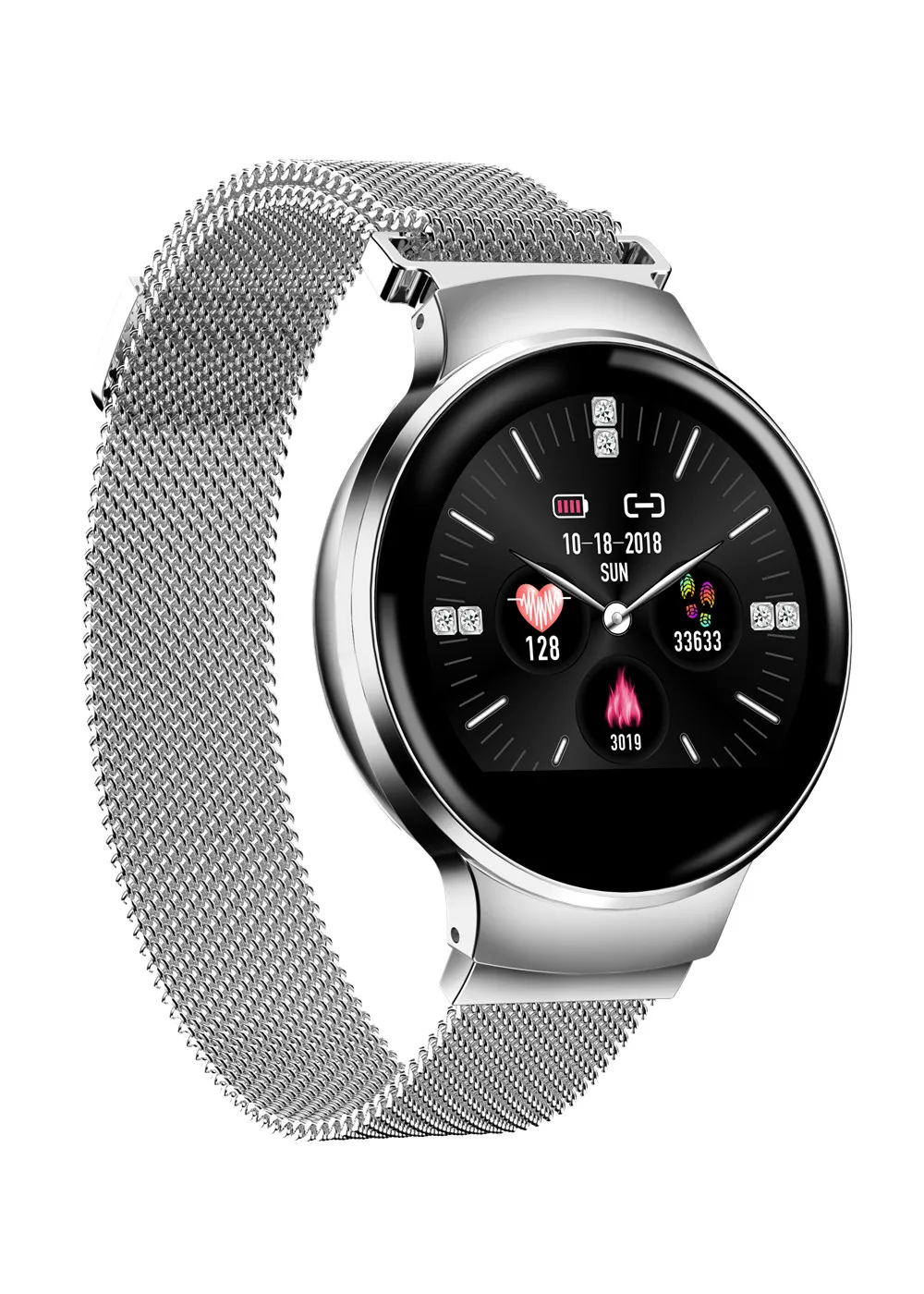 Greentiger H5 женские смарт-часы IP67 водонепроницаемый монитор сердечного ритма фитнес-трекер спортивный браслет для девушек Android IOS