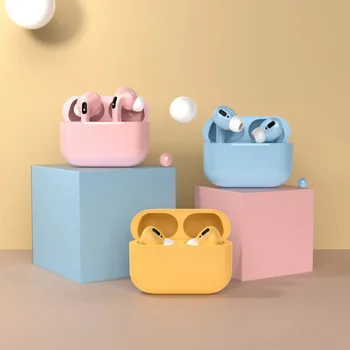 

2020 Macaron Air Pro 3 TWS 1:1 Clone Bluetooth Earphone Headphones Wireless Earbuds Stereo Headset PK I90000 I9000 Mini 9D Bass