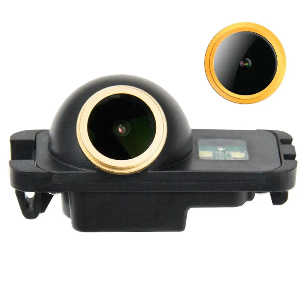 HD 1280x720p Golden Rear View Backup Camera for FORD Ranger MONDEO MK4 FIESTA Seda ST FOCUS HATCHBACK MK2 3 S-Max KUGA Explorer