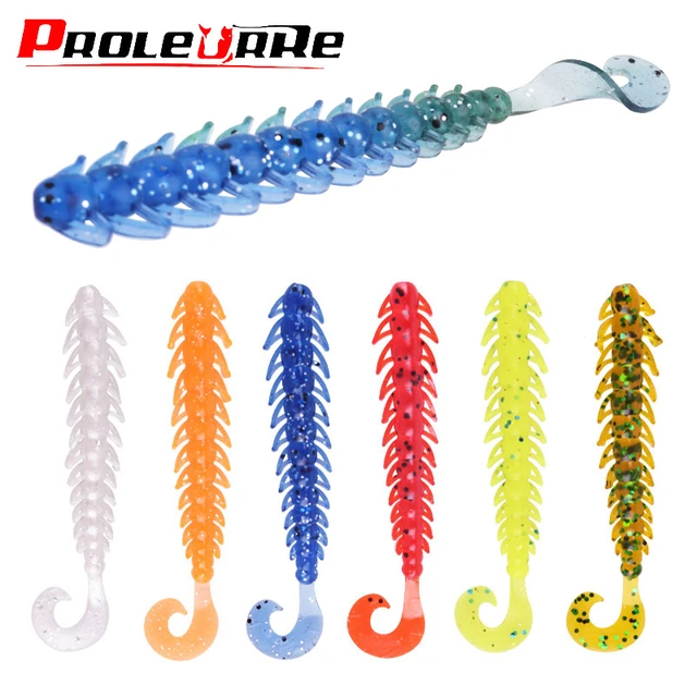 10Pcs Shrimp Smell Worm Fishing Lure Larva Silicone Artificial Soft Baits  6.5cm 5cm Bass Pike Jigging Wobbler Pesca Swimbaits - AliExpress